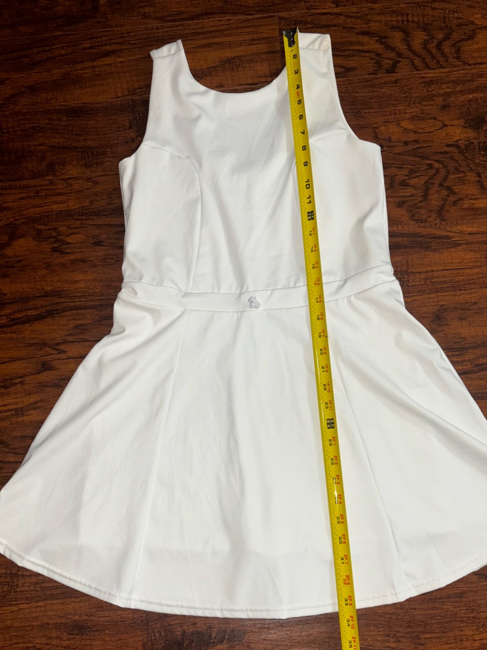 Southern Shirt Lined Performance Dress White Nylon Tennis Golf Dress with Shorts - Picture 5 of 10